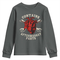Funny Heart Surgery Youth Sweatshirt Contains Aftermarket Parts