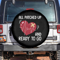 Funny Heart Surgery Recovery Survivor Spare Tire Cover All Patched Up And Ready To Go CHD Awareness