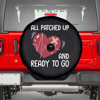Funny Heart Surgery Recovery Survivor Spare Tire Cover All Patched Up And Ready To Go CHD Awareness