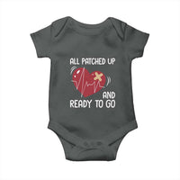Funny Heart Surgery Recovery Survivor Baby Onesie All Patched Up And Ready To Go CHD Awareness