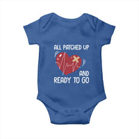 Funny Heart Surgery Recovery Survivor Baby Onesie All Patched Up And Ready To Go CHD Awareness