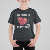 Funny Heart Surgery Recovery Survivor T Shirt For Kid All Patched Up And Ready To Go