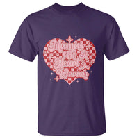Mama Of A Heart Warrior T Shirt CHD Awareness Retro Red Checkered Heart
