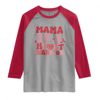 Mama Of A Heart Warrior Raglan Shirt Congenital Heart Disease CHD Awareness