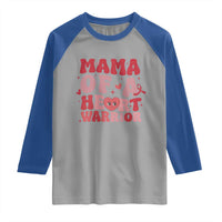 Mama Of A Heart Warrior Raglan Shirt Congenital Heart Disease CHD Awareness