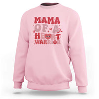 Mama Of A Heart Warrior Sweatshirt Congenital Heart Disease CHD Awareness
