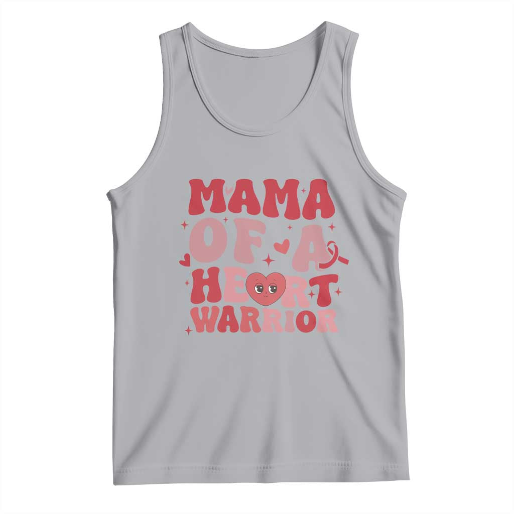 Mama Of A Heart Warrior Tank Top Congenital Heart Disease CHD Awareness