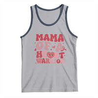 Mama Of A Heart Warrior Tank Top Congenital Heart Disease CHD Awareness