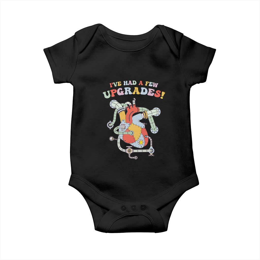 Congenital Heart Disease CHD Awareness Baby Onesie I've Had A Few Upgrades Mechanic Toy Heart