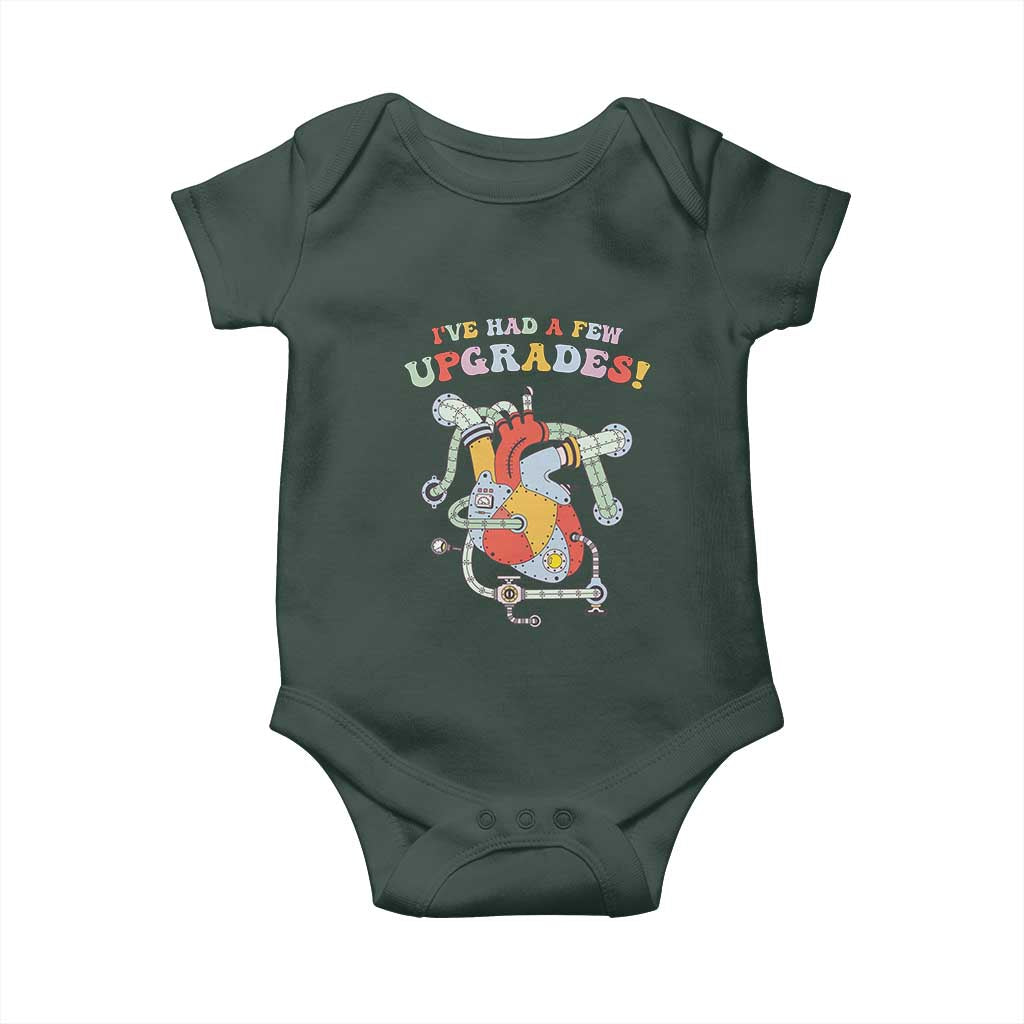 Congenital Heart Disease CHD Awareness Baby Onesie I've Had A Few Upgrades Mechanic Toy Heart
