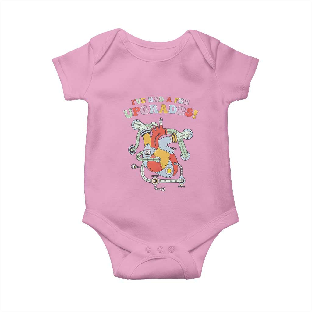 Congenital Heart Disease CHD Awareness Baby Onesie I've Had A Few Upgrades Mechanic Toy Heart