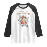 Congenital Heart Disease CHD Awareness Raglan Shirt I've Had A Few Upgrades Mechanic Toy Heart