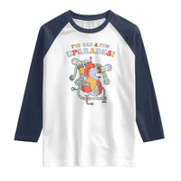 Congenital Heart Disease CHD Awareness Raglan Shirt I've Had A Few Upgrades Mechanic Toy Heart