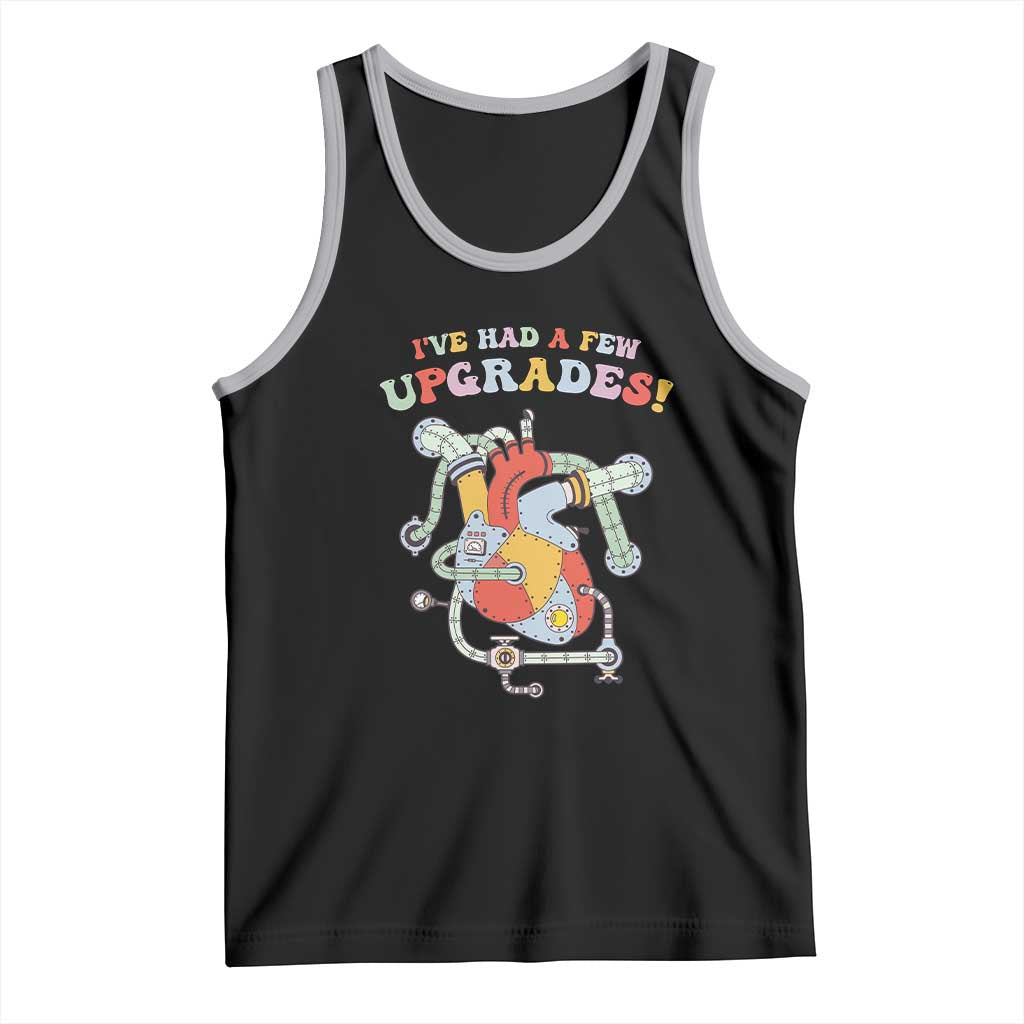 Congenital Heart Disease CHD Awareness Tank Top I've Had A Few Upgrades Mechanic Toy Heart