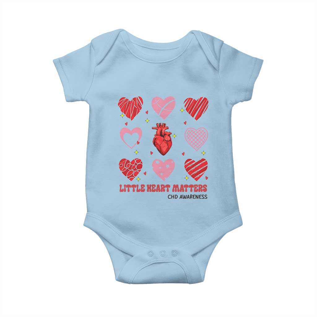 Congenital Heart Disease CHD Awareness Baby Onesie Little Heart Matters