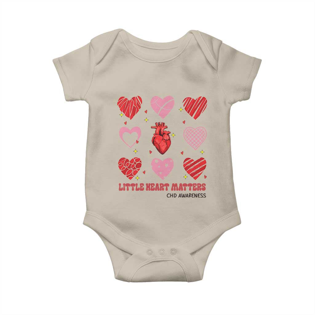 Congenital Heart Disease CHD Awareness Baby Onesie Little Heart Matters