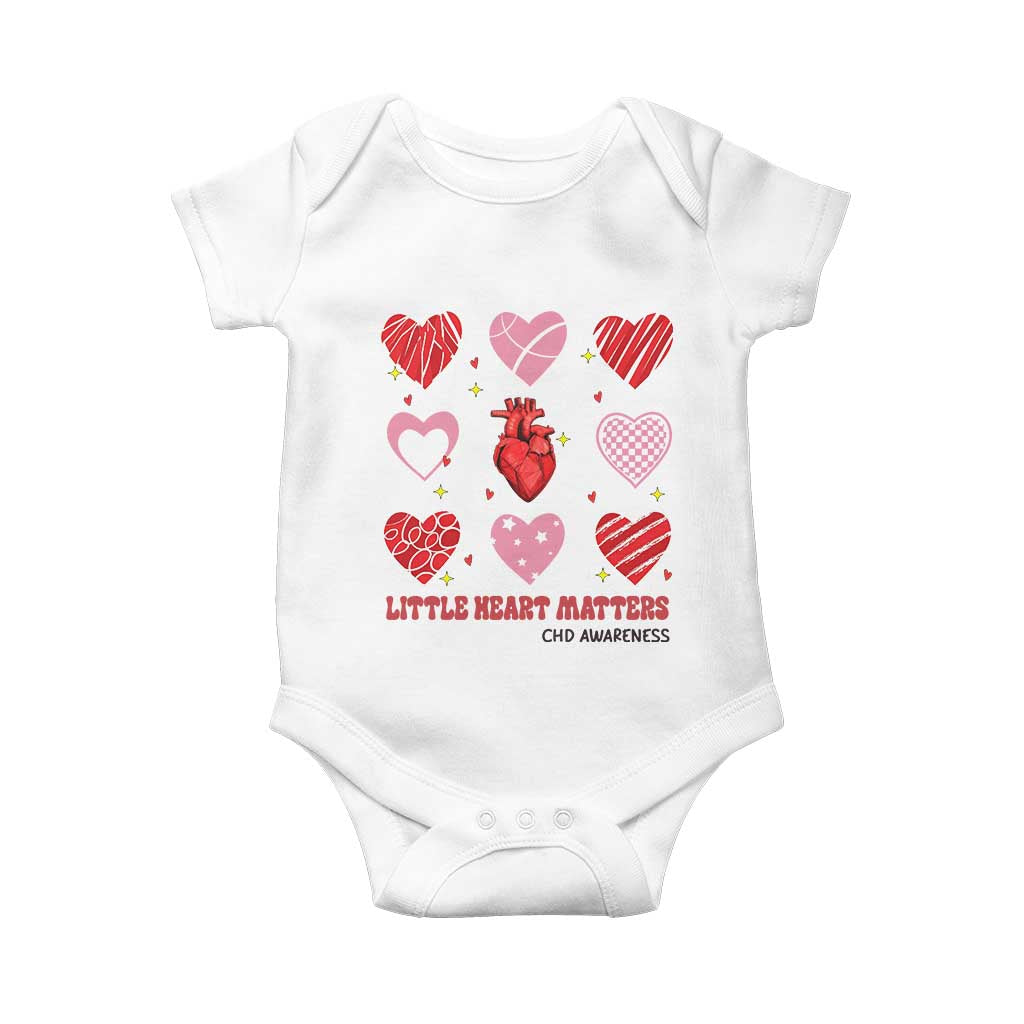 Congenital Heart Disease CHD Awareness Baby Onesie Little Heart Matters