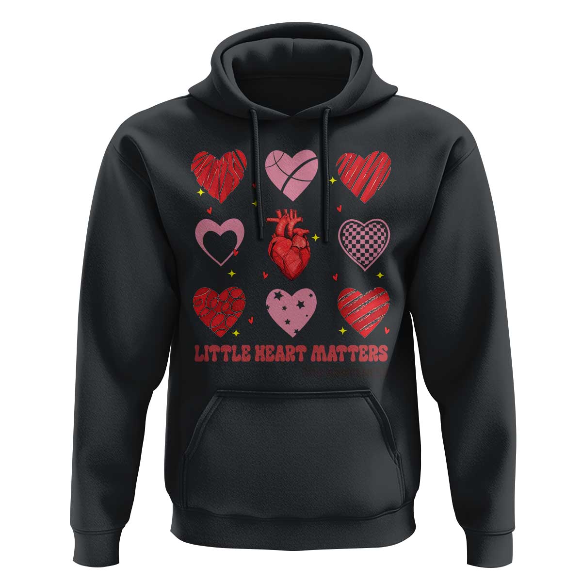 Congenital Heart Disease CHD Awareness Hoodie Little Heart Matters