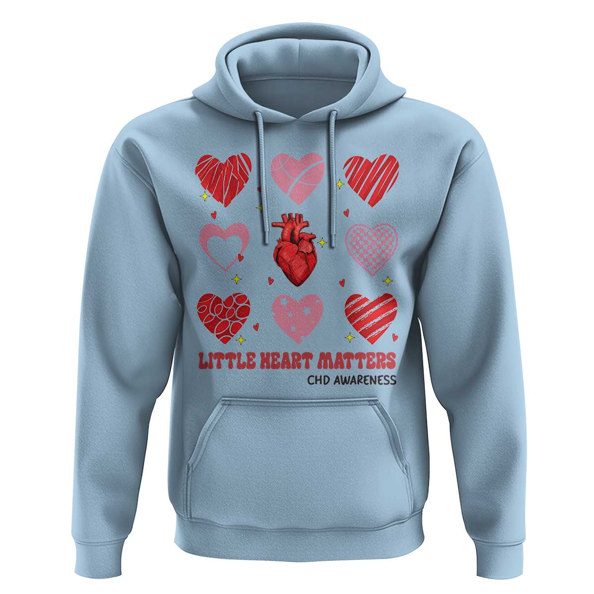 Congenital Heart Disease CHD Awareness Hoodie Little Heart Matters