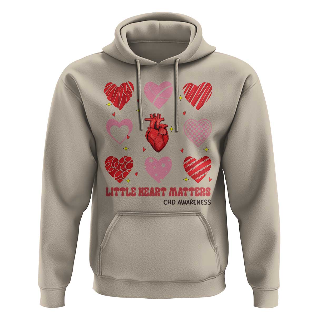 Congenital Heart Disease CHD Awareness Hoodie Little Heart Matters
