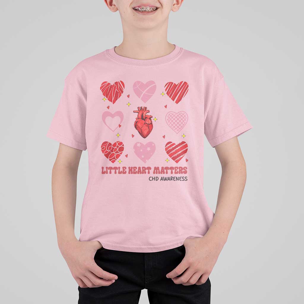Congenital Heart Disease CHD Awareness T Shirt For Kid Little Heart Matters