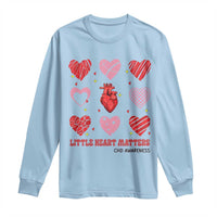 Congenital Heart Disease CHD Awareness Long Sleeve Shirt Little Heart Matters