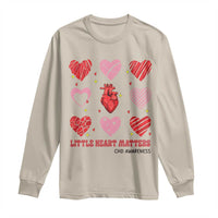 Congenital Heart Disease CHD Awareness Long Sleeve Shirt Little Heart Matters
