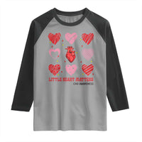 Congenital Heart Disease CHD Awareness Raglan Shirt Little Heart Matters