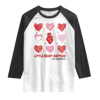 Congenital Heart Disease CHD Awareness Raglan Shirt Little Heart Matters