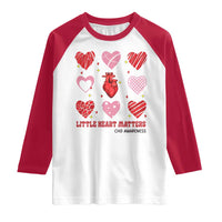 Congenital Heart Disease CHD Awareness Raglan Shirt Little Heart Matters