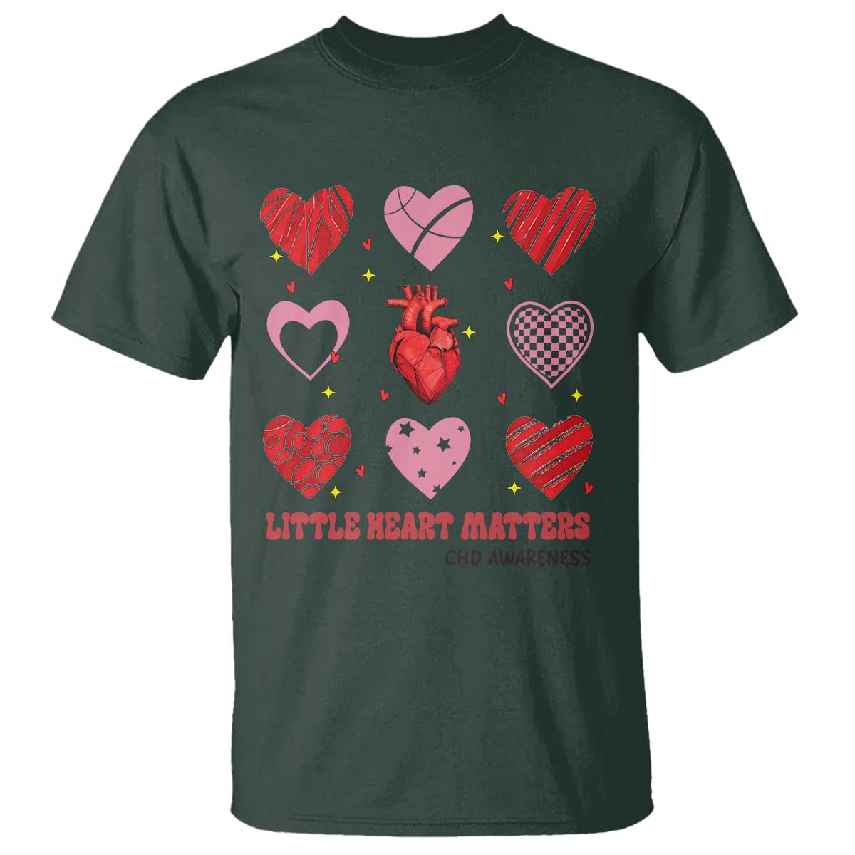 Congenital Heart Disease CHD Awareness T Shirt Little Heart Matters