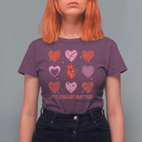 Congenital Heart Disease CHD Awareness T Shirt For Women Little Heart Matters