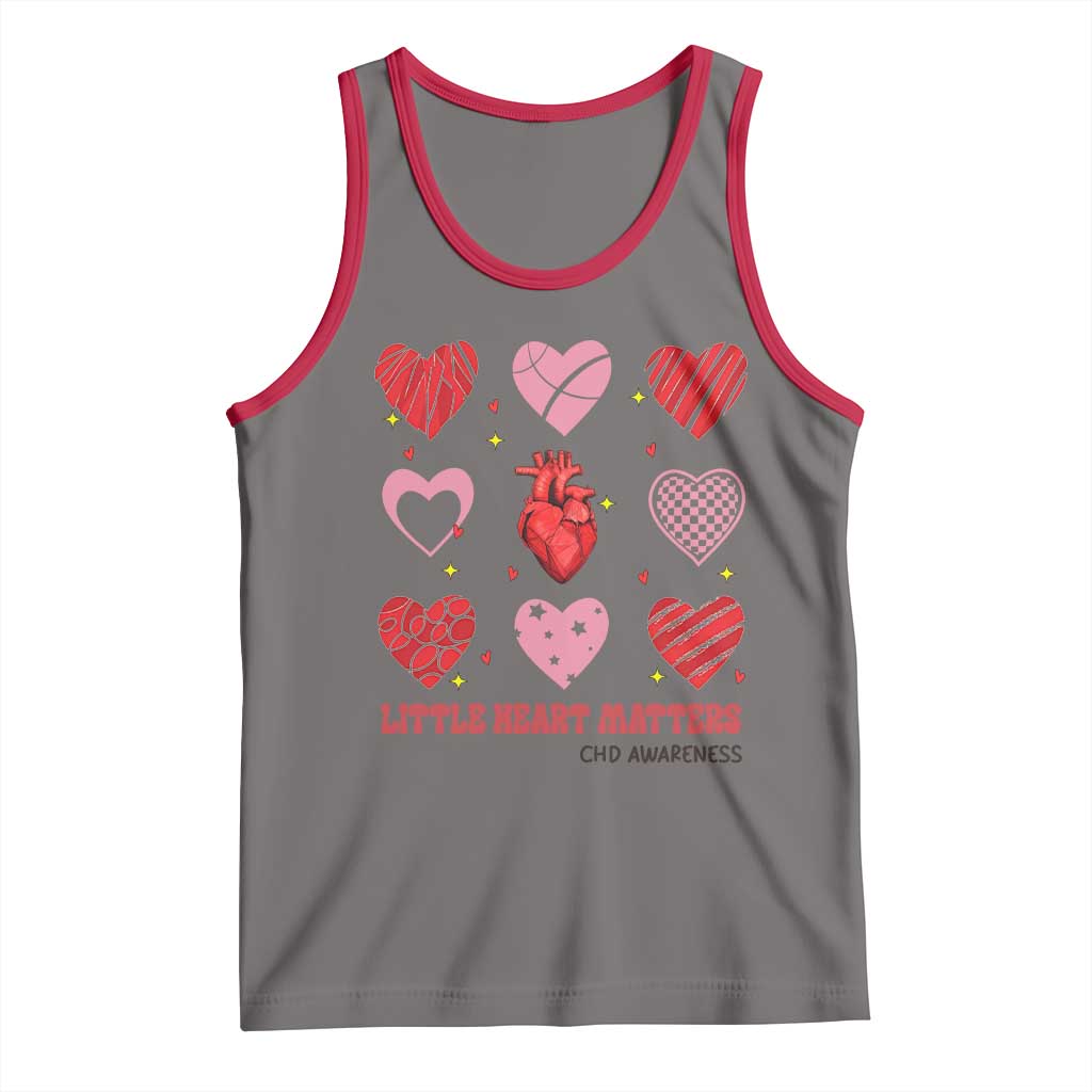 Congenital Heart Disease CHD Awareness Tank Top Little Heart Matters