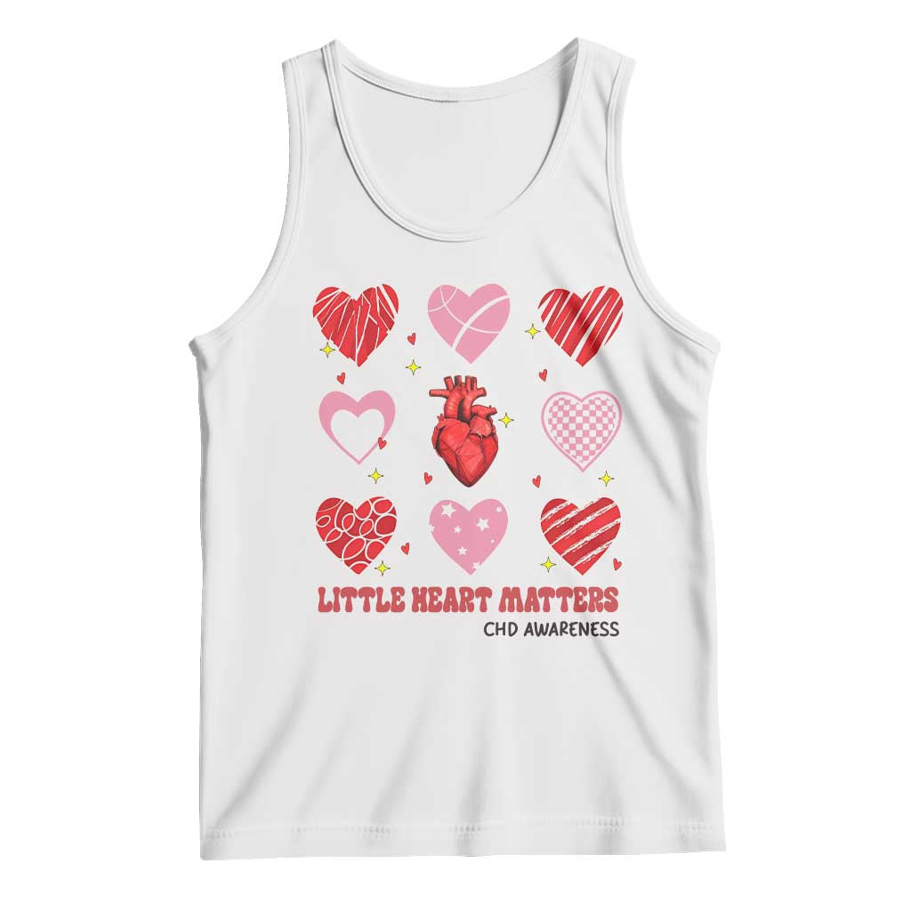 Congenital Heart Disease CHD Awareness Tank Top Little Heart Matters