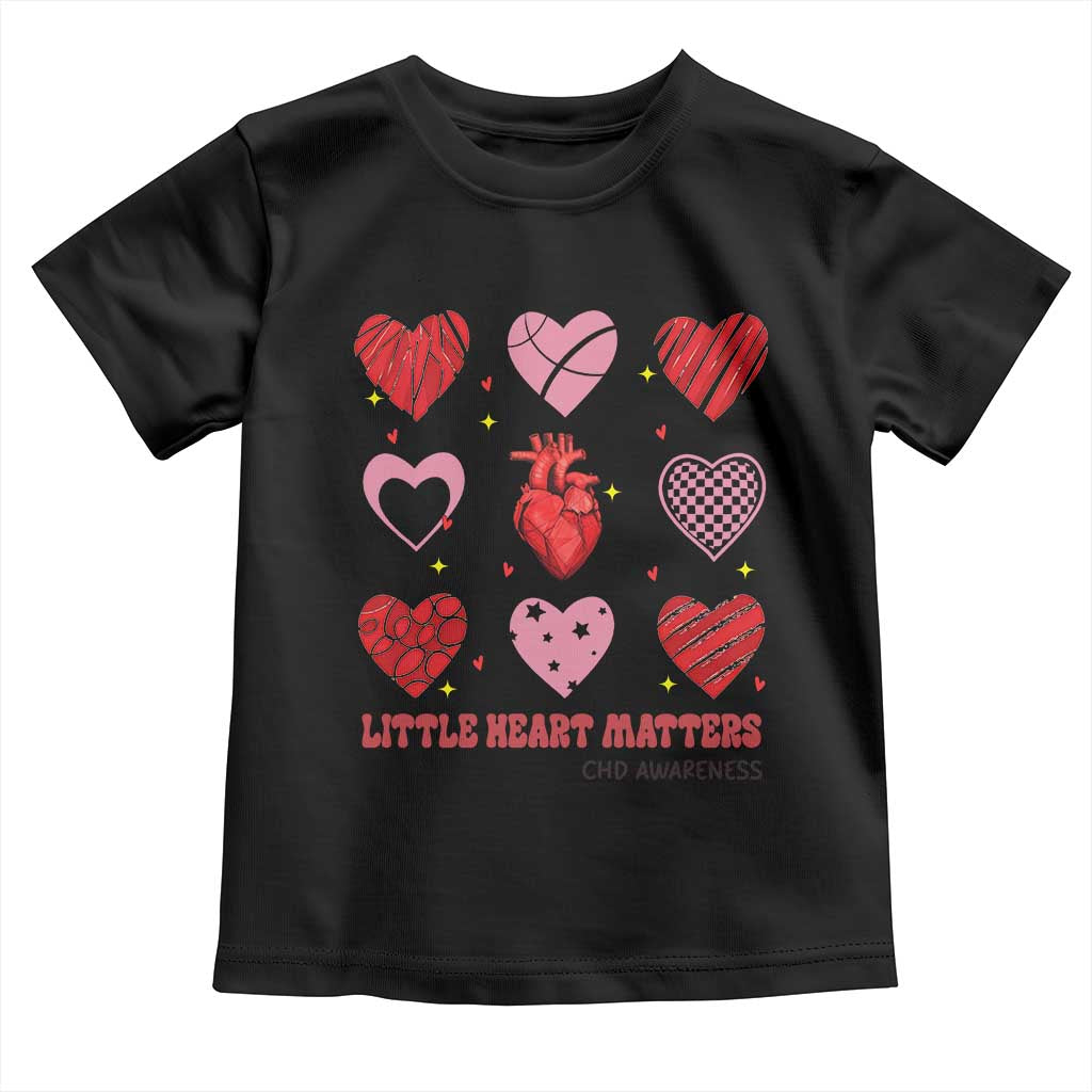 Congenital Heart Disease CHD Awareness Toddler T Shirt Little Heart Matters