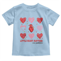 Congenital Heart Disease CHD Awareness Toddler T Shirt Little Heart Matters
