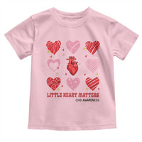 Congenital Heart Disease CHD Awareness Toddler T Shirt Little Heart Matters