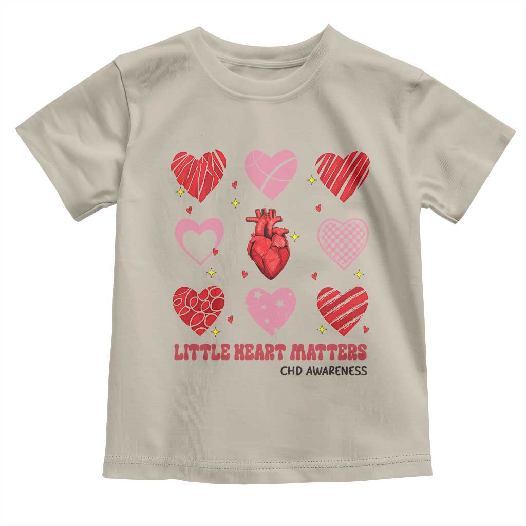 Congenital Heart Disease CHD Awareness Toddler T Shirt Little Heart Matters