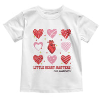 Congenital Heart Disease CHD Awareness Toddler T Shirt Little Heart Matters