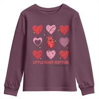Congenital Heart Disease CHD Awareness Youth Sweatshirt Little Heart Matters