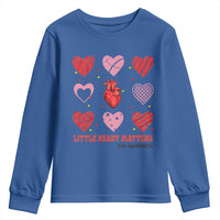 Congenital Heart Disease CHD Awareness Youth Sweatshirt Little Heart Matters