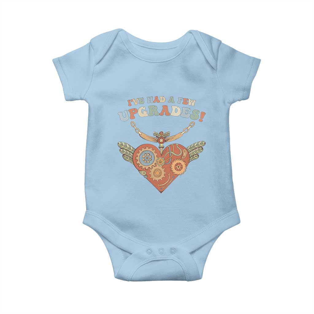 Congenital Heart Disease CHD Awareness Baby Onesie I've Had A Few Upgrades Toy Heart