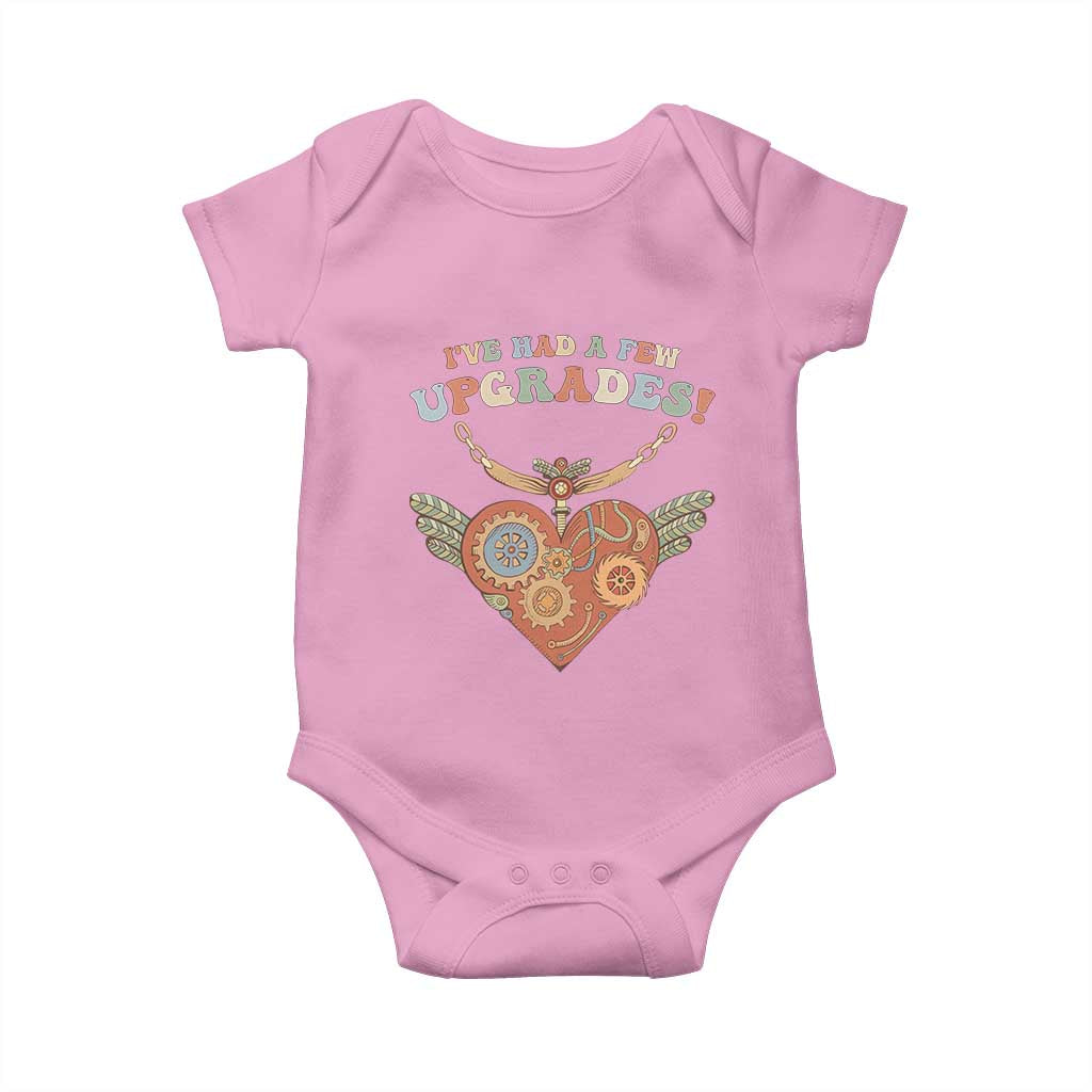 Congenital Heart Disease CHD Awareness Baby Onesie I've Had A Few Upgrades Toy Heart