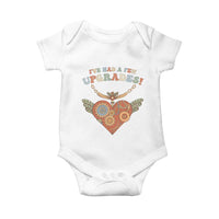 Congenital Heart Disease CHD Awareness Baby Onesie I've Had A Few Upgrades Toy Heart