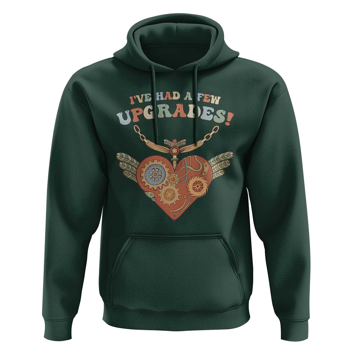 Congenital Heart Disease CHD Awareness Hoodie I've Had A Few Upgrades Toy Heart