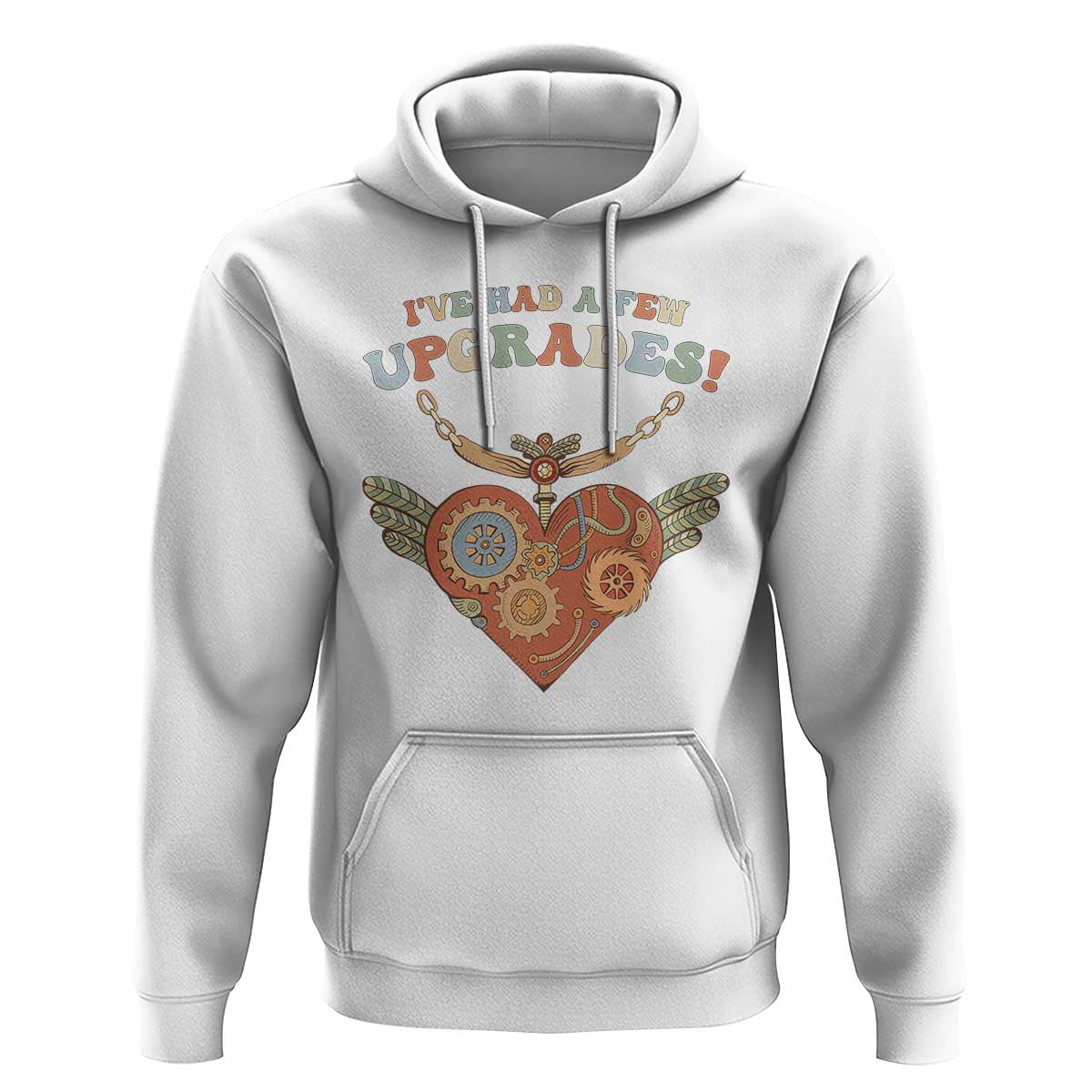 Congenital Heart Disease CHD Awareness Hoodie I've Had A Few Upgrades Toy Heart