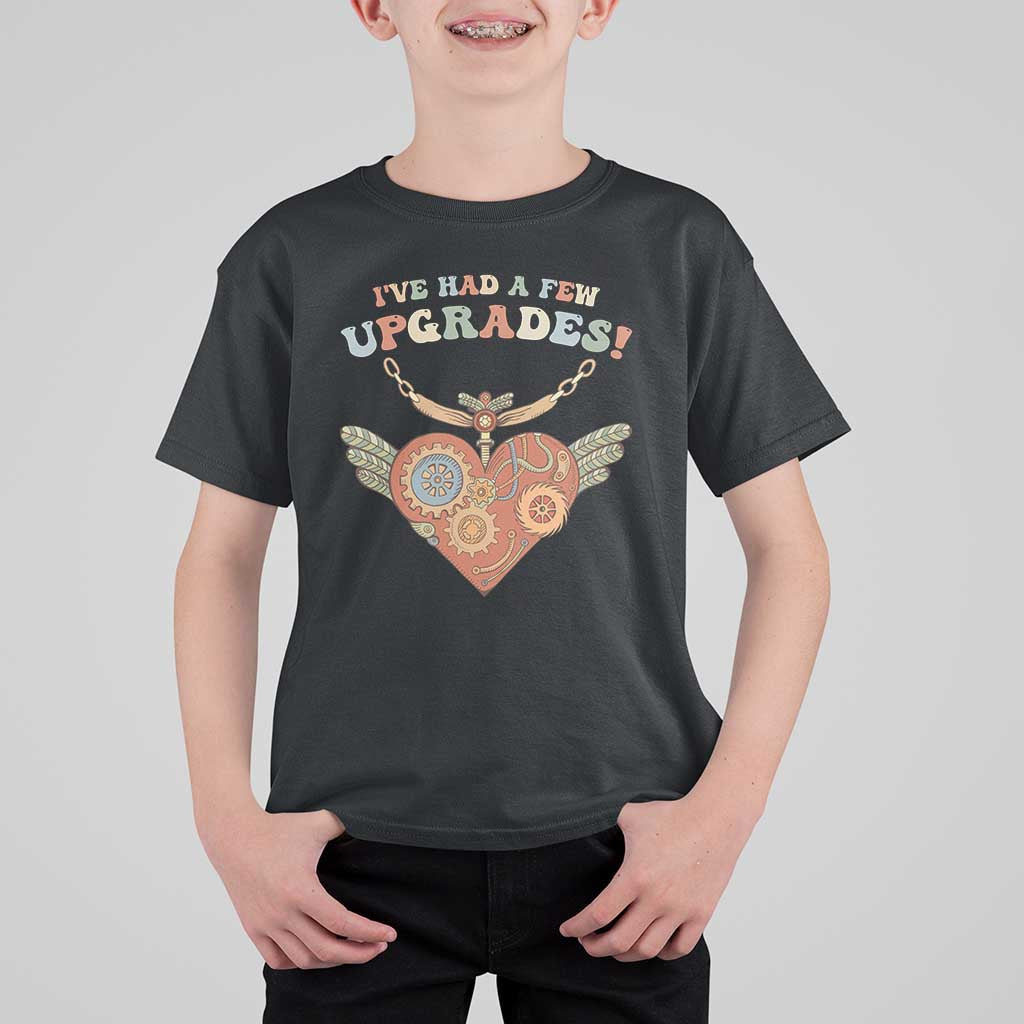 Congenital Heart Disease CHD Awareness T Shirt For Kid I've Had A Few Upgrades Toy Heart