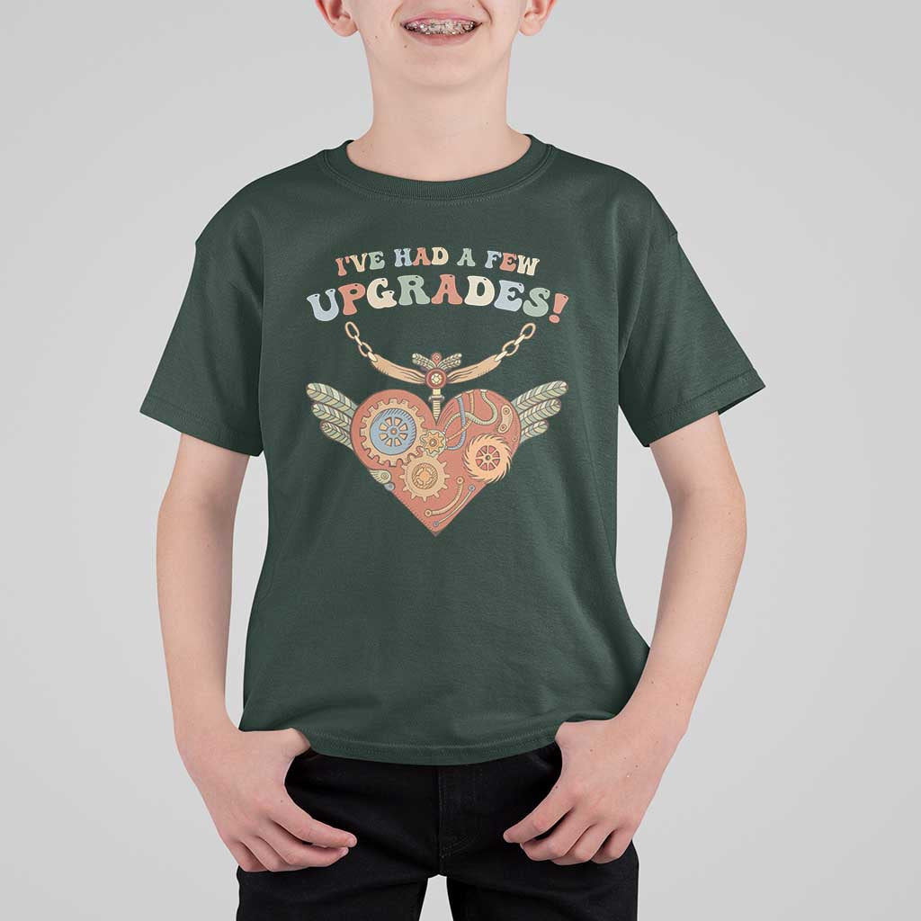 Congenital Heart Disease CHD Awareness T Shirt For Kid I've Had A Few Upgrades Toy Heart