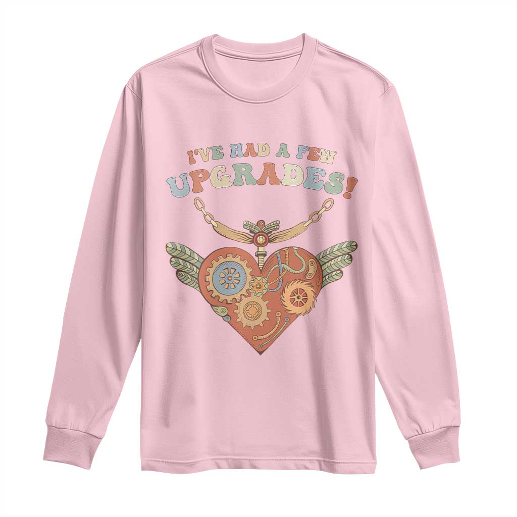 Congenital Heart Disease CHD Awareness Long Sleeve Shirt I've Had A Few Upgrades Toy Heart