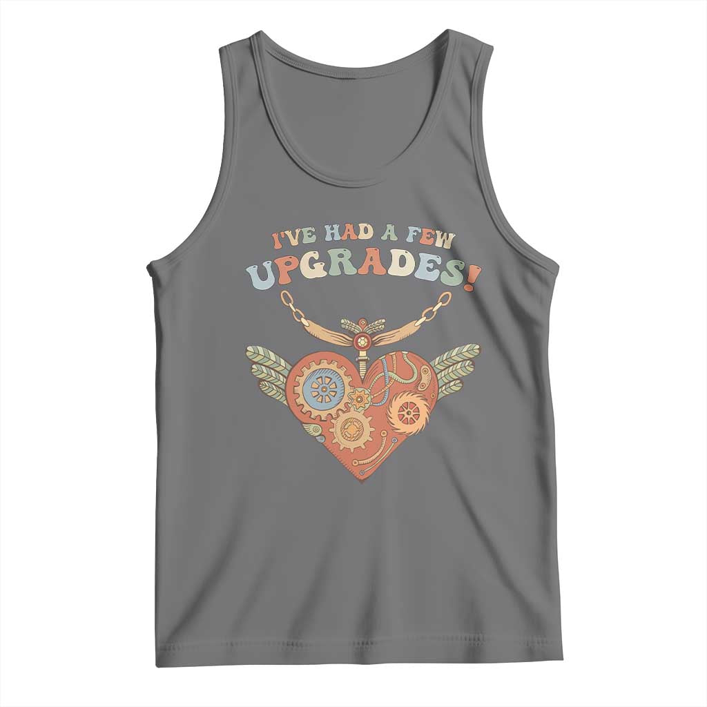 Congenital Heart Disease CHD Awareness Tank Top I've Had A Few Upgrades Toy Heart